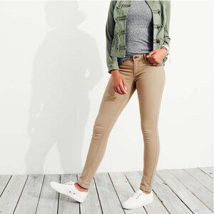 Womens Jeans Hollister Khaki Skinny Jeans Hollister Women Low